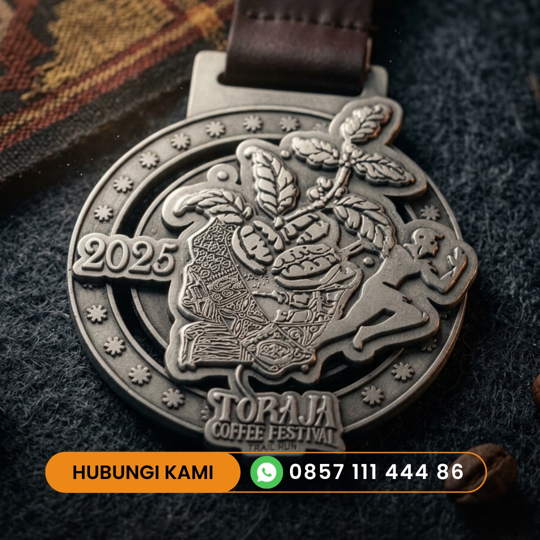Medali Toraja Coffee Festival Trail Run 2025